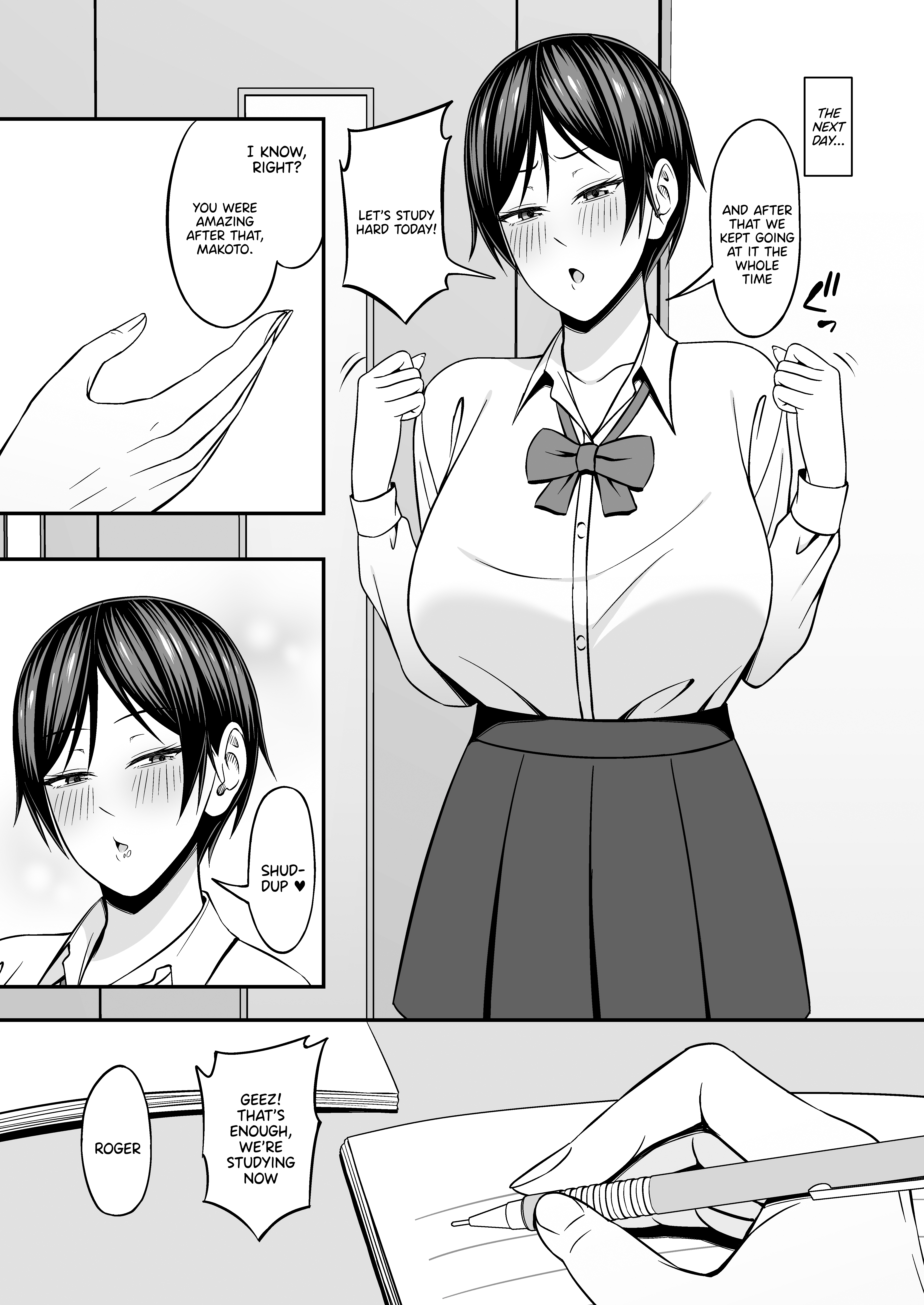 Hentai Manga Comic-I Want To Fuck My Busty, Boyish Childhood Friends!-Read-17